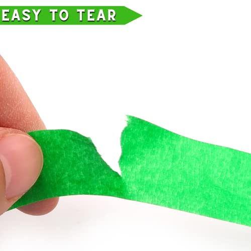 Doay 5 Rolls Pinstripe Tape - Masking Tape 1/16", 1/8", 1/4", 1/2", 3/4" - Thin Painters Masking Automotive Tape For Diy, Car, Auto, Paint, Art, Tumblers (Green) #TOP7