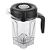 WLLOVE Transparente Lebensmittelmixer Containerbecher mit Klingendeckel Ersatzzubehör für Vitamix Container 64oz Mixer Zubehör