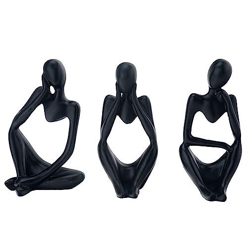 PIGPIGFLY DREI Leute Deko Figuren,Deko Wohnzimmer,Home Store...