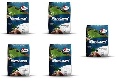 X-Seed 440AS0135UCT-5 MicroLawn Grass & Micro-Clover Mixture, 5, White (FÑ–vÐµ Ð Ð°Ñk)