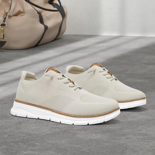 Mens Oxfords Lace-Up Lightweight Casual Walking Shoes Mesh Sneakers Dress Shoes Fashion Shoes2