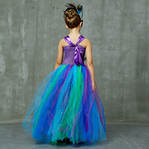 Vestido de princesa 5t para meninas, vestido de verão, vestido de princesa, casual, vestido de malha