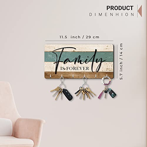 Image of kotart Unique Stylish Modern Wooden Key Holder for Home Decor Living Room Office with Stylish Key Organizer | Designer Wall Decor | Wall Art Decorative Items | Wall Decoration (Hanging 8)