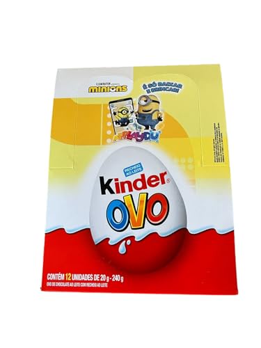 KINDER OVO MINIONS COM 12 UNIDADES