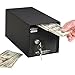 Perma-Vault Drop Box, Front Loading, Horizontal Mounting, Medeco Cam Lock, 6"x11-1/2"x6"