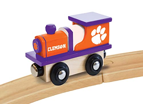 Image of MasterPieces NCAA Clemson Tigers, Real Wood Toy Train Engine, For Ages 3+