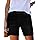 FEKOAFE Short jeans feminino elástico cintura alta 2025 verão casual cintura elástica shorts jeans com bolsos, B Preto, P