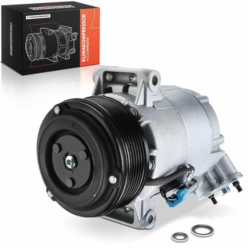 Frankberg Compresor de aire acondicionado con embrague Diesel Compatible con Astra H A04 L70 Zafira/Zafira Family B A05 Zafira B Combi/MPV A05 Replace# 13124752incl. aceite premezclado