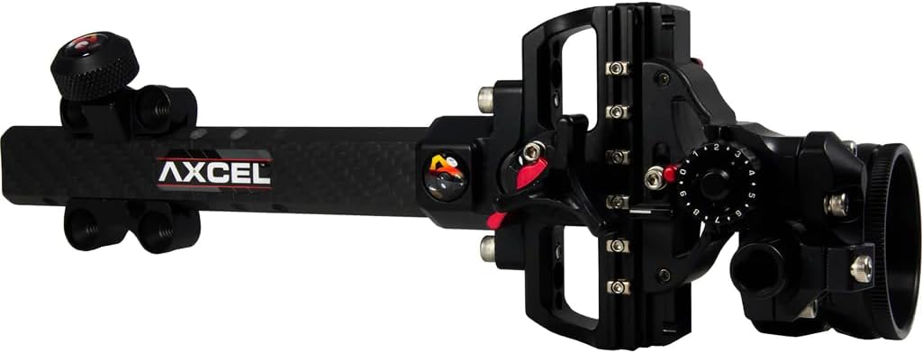 Axcel Archery Sights AccuTouch Carbon Pro Sight with X-41 Scope .019, Right Hand/Left Hand