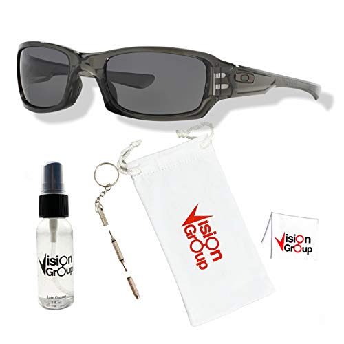 Oakley OO9238 FIVES SQUARED Sunglasses + Vision Group Accessories Bundle2