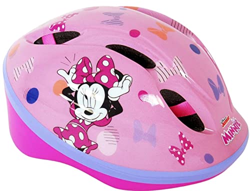 Disney Minnie Casque 35245 pour Enfant de 3 à 12 Ans, réglable, Diamètre 52-56 cm