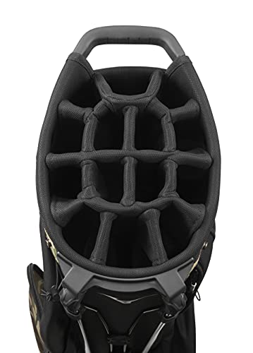 Mizuno BR-DX 14-Way Hybrid Golf Stand Bag | 14 Way Top Cuff | Full Length Dividers| Dual Shoulder Straps | Full Length Stand Legs | Large Insulated Cooler - Image 5
