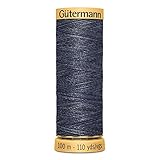 schrumpffrei und bügelfest Gütermann Jeansfaden No.75 100 m 5154, Jeansblau