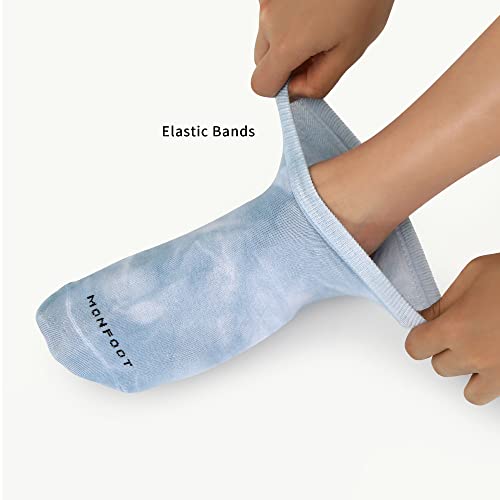 Image of MONFOOT Men's /Women's 10-20 Pairs Thin Cotton Low Cut Ankle Socks, Multipack