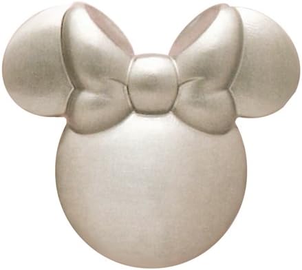 Nagasawa knob for Manufacturing Furniture Minnie Mouse knob 35510WB Silver 35510WB