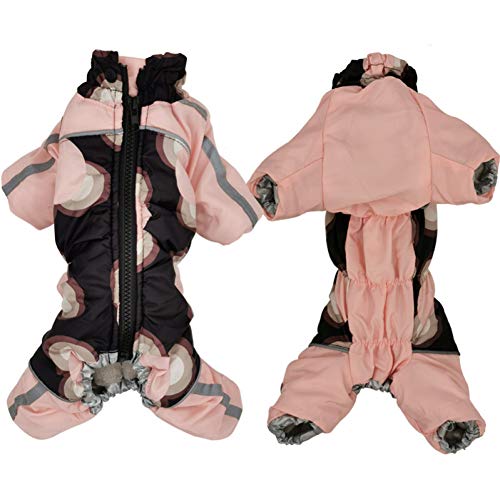 FORMEG Hundekleidung Haustier Hundebekleidung Winter Haustier Mantel Jacke Für Kleine Hunde Reflektierende Warme Fleece Hündchen Overalls Chihuahua Yorkie Kleidung Overalls Cover
