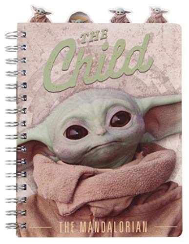 Product Image of the Star Wars The Mandalorian Baby Yoda - Spiral Journal Notebook with Bookmarks - 96 Pages