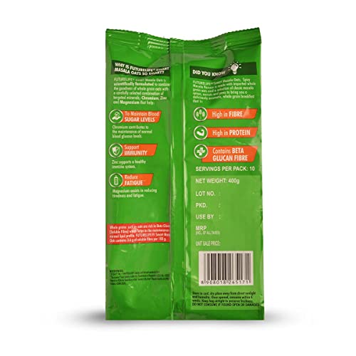 Image of Future Life Smart Tomato Oats | Tasty & Heathy Evening Snack | 100% Whole Grain Oats | Masala Oats | 400 Gms