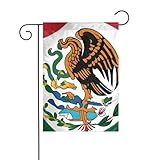 Mejora tu espacio al aire libre con las banderas de jardín con patrón de bandera WHJSHOP de México, hechas de 100% fibra de poliéster para mayor durabilidad y resistencia a la decoloración, asegurando que tu bandera de jardín se mueva alto y permanezca vibrante temporada tras temporada.
