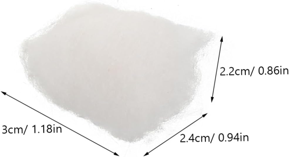 OUNONA Mini Cotton Balls for Nail Care Makeup Removal Soft Absorbent Pure Cotton 500g