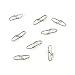 790 Pcs Fishing Swivel Sea Terminal Tackle Clip Connector Solid Coastlock Bulk Lots 04458 Double Snaps Test 9kg Cross Lock