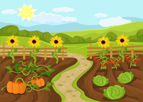 Toile de fond plantes agricoles anti-reflet pour réussir vos photos d'anniversaire