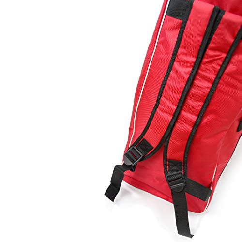 Leonark Fencing Bag For Epee Saber And Foil - Portable Backpack For Fencing Sword Suit And Mask - Storage Bag For Both Adult And Child Fencers (Red A) #TOP6