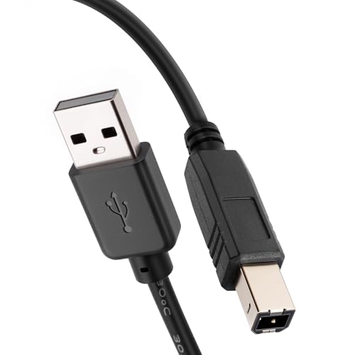 Mygatti Câble imprimante 5 m,câble de scanner USB 2.0 de type A vers type B,compatible avec Printer HP,Canon,Epson,Lexmark,Brother,Hero