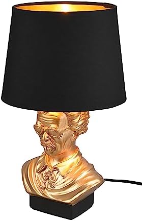 Reality, Lampe de table, Albert 1xE14, max.40,0 W Tissu, noir or,...