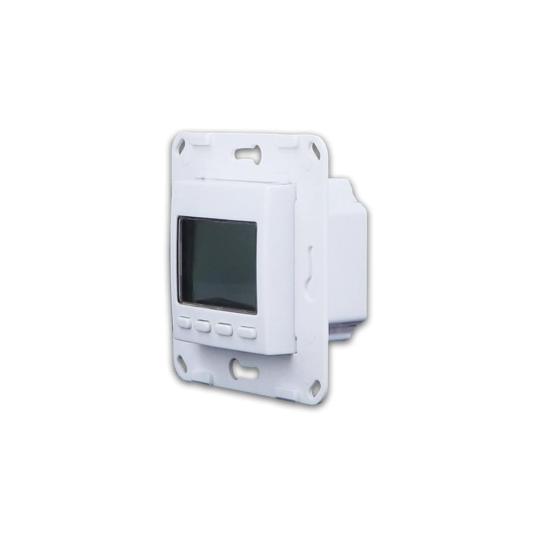 LIVOLO LCD Raumthermostat Thermostat Modul Fußbodenheizung in Weiß für Fußboden Heizung Programmierbarer Wandthermostat Zeitpläne digitaler Display Raumtemperaturregler VL-Pro-11