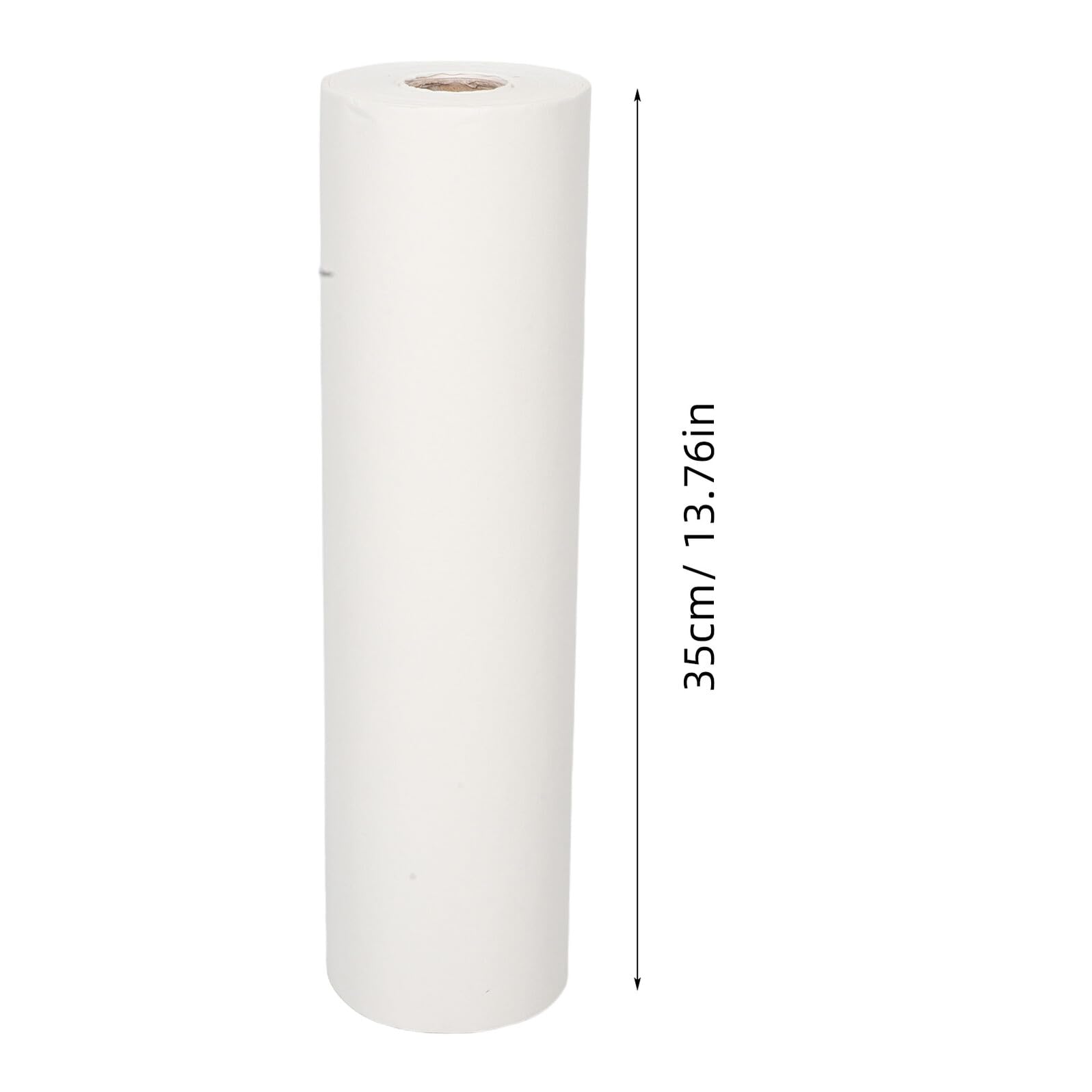 Healifty Rollo de Papel de Arroz Chino de Color Claro 35 Cm X 50 M para Caligrafía y Pintura Artística, Papel Xuan Semicrudo de Grosor Reforzado, Uso Profesional en Manualidades y Arte