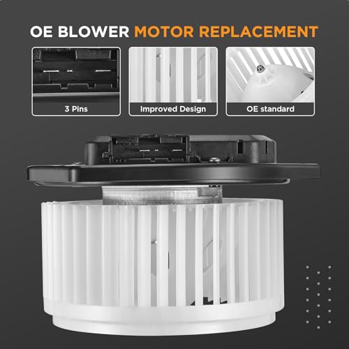 Image of HVAC Blower Motor 700193 Compatible with Infiniti FX35 /FX45 /FX50 /G35 /G37, for Nissan 370Z /Altima /GT-R /Maxima /Murano /Pathfinder /Quest Heater Blower Assembly Replace 272253TA1A 27225AM611