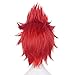 Topcosplay Cosplay Peluca Sintéticas con Diseño de Anime Rojo pelucas con Gorro...