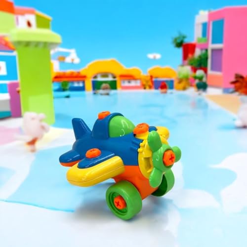 Brinquedo Avião Monta e Desmonta com Ferramentas - Criatividade e Diversão