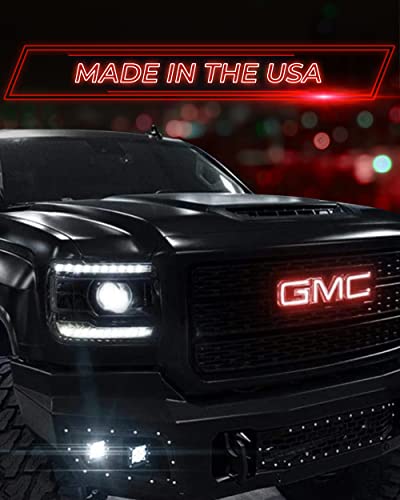 Kit LED RGB multicolor para emblema frontal GMC Sierra 07-18 miniatura 6