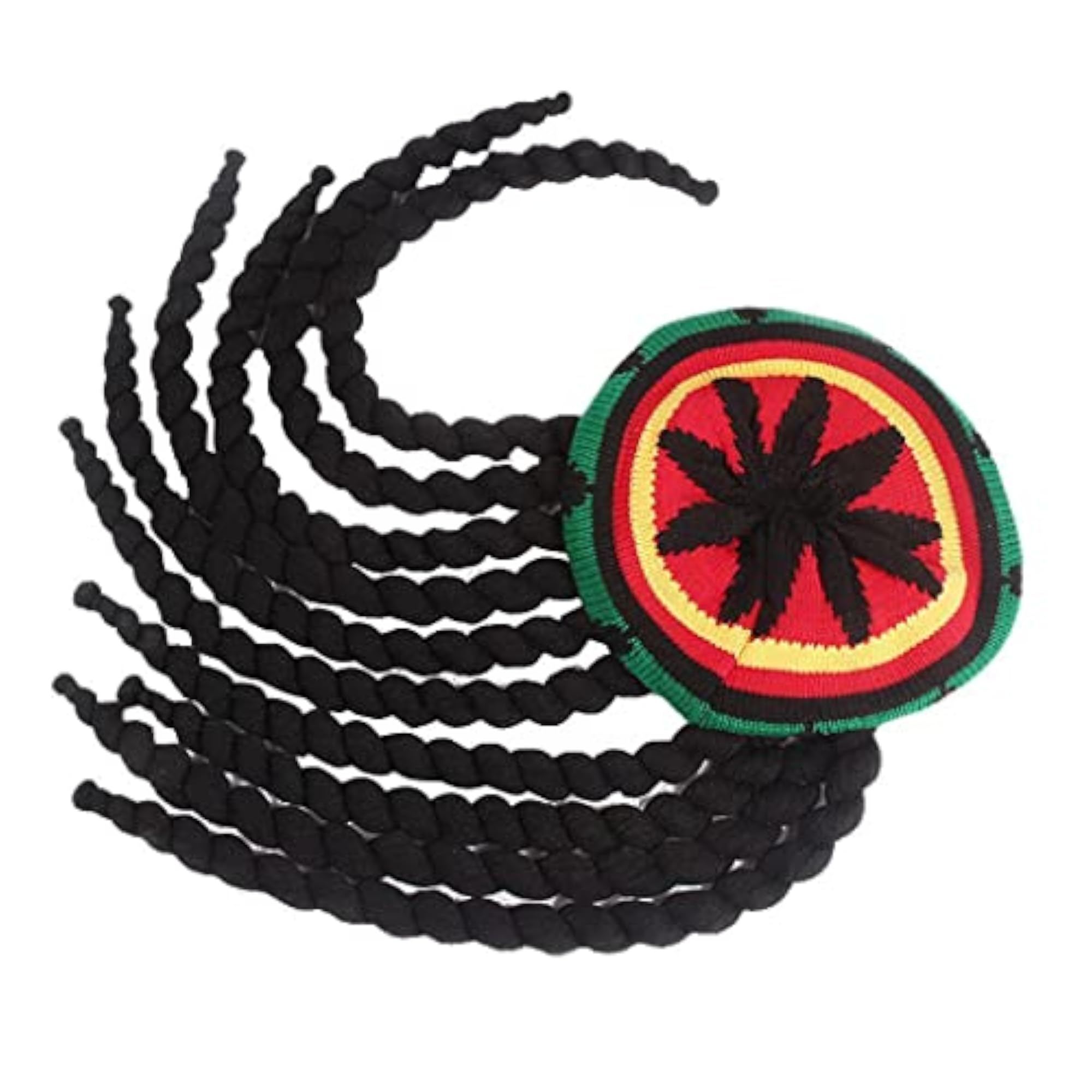 Reggae Dreadlocks Beanie Wig Cap, Rasta Style
