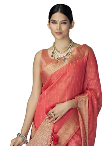 SWORNOF Women's Cotton silk saree for Patola festival Wedding sil...