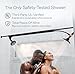 BOONA Original Tandem Shower as Seen on Shark Tank | Dual Shower Head for Couples | Max Water Pressure for Two | Easy Install (Midnight Black, Two Showerheads)