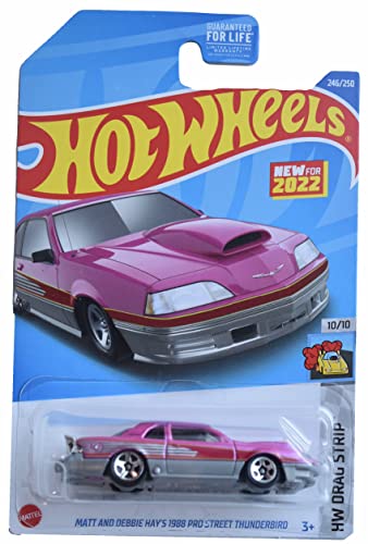 Hot Wheels Matt and Debbie Hay's 1988 Pro Street Thunderbird miniatura 1