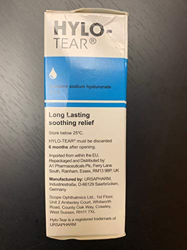 Hylo Tear 10ML - Lubricating Eye Drop Eye Sensation - 10ML
