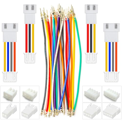 Connecteur câble JST XH 2,5mm silicone 2P-10P pré-serti pour circuit imprimé