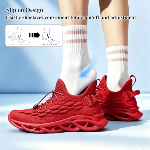 Image of JMFCHI Boys Girls Kids Sneakers Knitted Mesh Running Tennis Athletic Shoes | Breathable,Lightweight,Comfortable,Non-slip,Easy wear,Casual fashion,Indoor outdoor,Gym sport,Daily play,Little /Big Kid