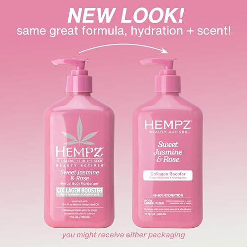 Image of Hempz Sweet Jasmine & Rose Moisturizing Body Lotion - 17 Fl Oz