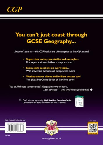 Coordination Group Publications Ltd (CGP) GCSE 9-1 Geography AQA Complete Revision & Practice (w/ Online Ed)