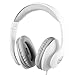 Active Noise Cancelling Headphones Wired, ANC Over Ear with Mic, Sound Cancelling Headphones Foldable Lightweight, Deep Bass Headset 20 Hours for Travel and Office Phone - White from FMLOVES