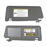 Labwork - Visera solar gris izquierda y derecha de repuesto para Toyota Tacoma 2005-2015