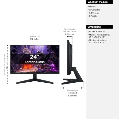 Image of Samsung 24 inch Odyssey G3 (G30H) IPS FHD 200Hz Gaming Monitor