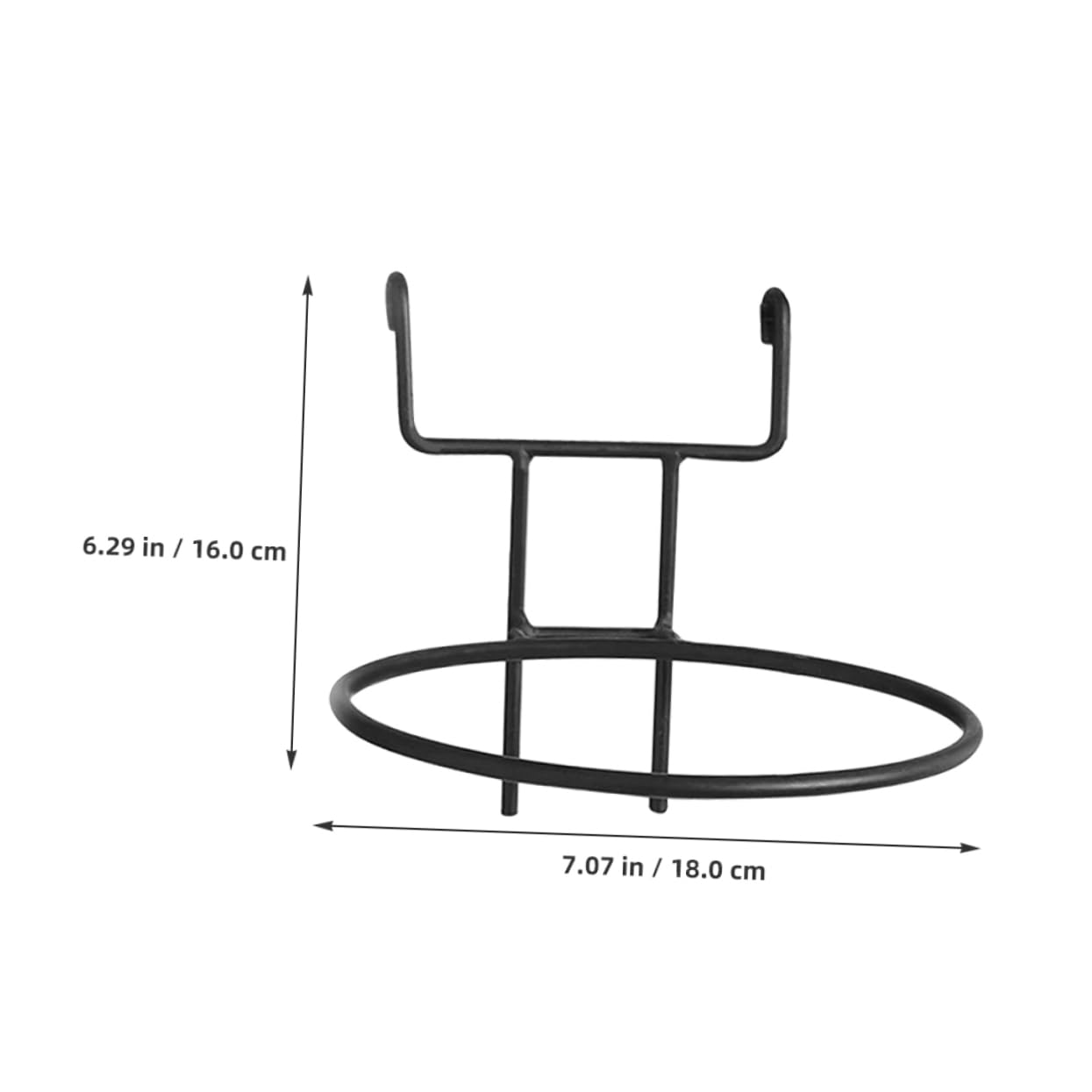 Sosoport Wall Mounted Flower Pot Rack Metal Plant Stand Decor Heavy Duty Flower Pot Hangers