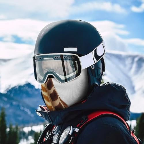 Balaclava de Girafa en Nueva York para Hombres y Mujeres, Máscara Facial de Protección Solar Transpirable con Cubrecabeza Completo para Senderismo, Ciclismo, Correr, Conducción miniatura 5