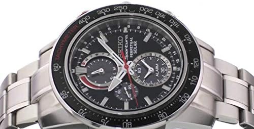 Seiko SSC357P1,Men's Sportura,Solar Perpetual Chronograph,Sapphire  Crystal,100m WR,SSC357 : Amazon.ca: Clothing, Shoes \u0026 Accessories